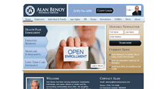 Desktop Screenshot of benoyinsurance.com